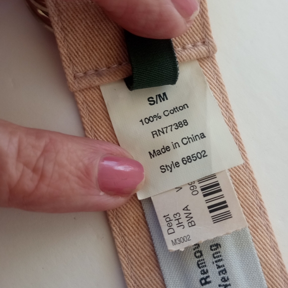 J. Crew Cotton Coastal Whale Belt | S/M - Picture 6 of 7